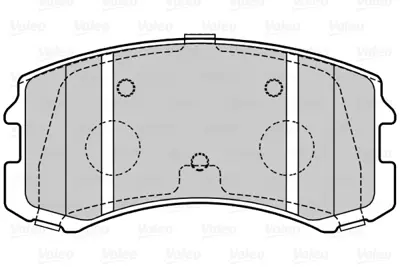 VALEO 670104 On Fren Balatası Mıtsubıshı Lancer 03-08 