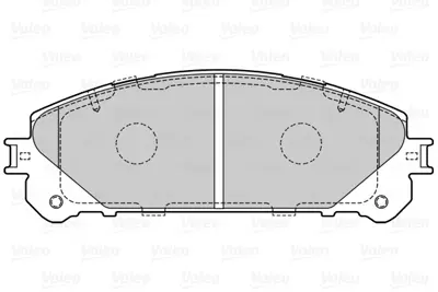 VALEO 670224 Fren Balatası On Rav4 2.2 4 Awd 2.5 Hybrıd 12-> Lexus Rx350 450h 07-> 