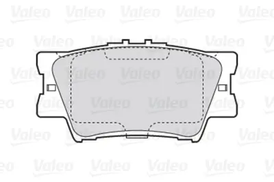 VALEO 670819 Arka Fren Balatası Toyota Rav 4 Iıı 06-11 Camry 06-11 