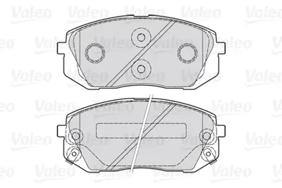 VALEO 670934 On Fren Balatası Hyundaı Tucson 2015-> Ix35 10-> Sonata 2014-> I40 11-> Kona 1.6 T-Gdı 2016-> Kıa So 