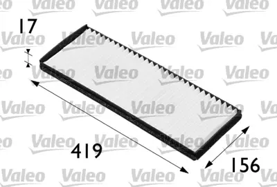 VALEO 698165 Polen Fıltresı Astra Classıc 99>02 F Astra Classıc 99>02 F 91> Corsa B , 94>01 Tıgra 94>00 Calıbra 8 