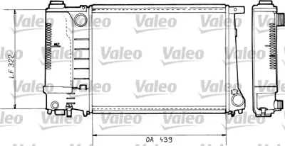 VALEO 730365 Motor Su Radyatoru Bmw E30 E36 M30 M43 M44 M52 M20 M50 