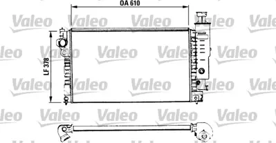 VALEO 730575 Motor Radyatoru Mekanık P405 Ym 1,6 / 1,8 8v Klımalı 92> Olcu: (630 377,5*23) 