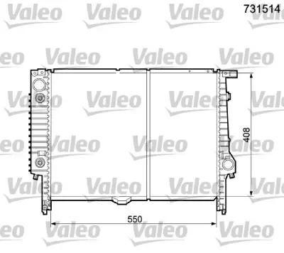 VALEO 731514 Motor Su Radyatoru Bmw M3 E36  