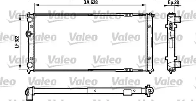 VALEO 731728 Motor Radyatoru Polo Classıc Cordoba Ibıza Iı 1,9d 97>011z Ahu Alh 