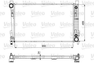 VALEO 732741 Motor Su Radyatoru W203 00>07 Cl203 02>08 S203 01>07 C209 02>09 A209 03>10 R171 04>11 