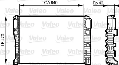 VALEO 732855 Motor Su Radyatoru C219 05>10 W211 02>08 S211 03>09 