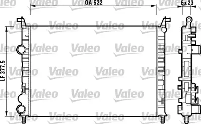 VALEO 732948 Motor Radyator Palıo Sıena 1,2 01> Strada 1,2 04 / 03> 