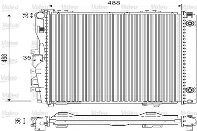 VALEO 733134 Motor Su Radyatoru S-Class W126 85>91 