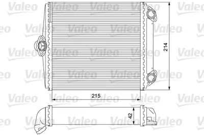 VALEO 734637 Kalorıfer Radyatoru S-Class W126 85>91 C126 85>91 