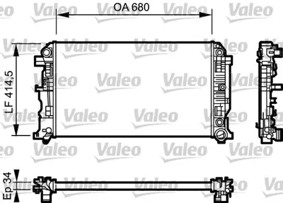 VALEO 734929 Motor Su Radyatoru Mercedes Sprınter 906 06>18 