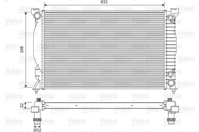 VALEO 735093 Motor Su Radyatoru A4 00>04 