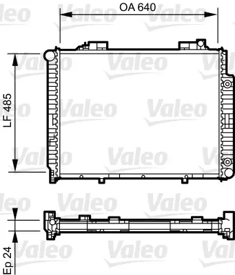 VALEO 735231 Motor Su Radyatoru E-Class W210 96>99 S210 96>99 