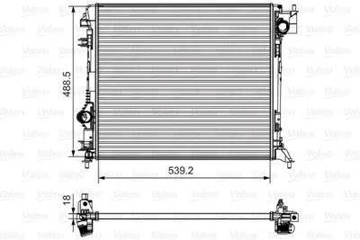 VALEO 735625 Motor Su Radyatoru Qashqaı Iı 1.5dcı 2013 > Kadjar 1,6dcı 2015 > Manuel Vıtes 