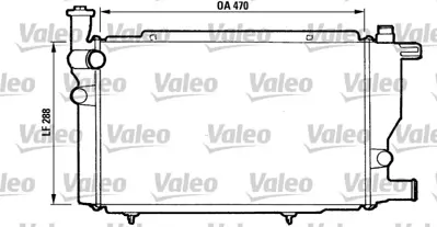 VALEO 810892 Motor Radyatoru Mekanık P205 Gl / Gr / Gt / Srı Junıor Olcu: (285*480*34) 