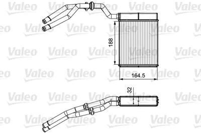 VALEO 811515 Kalorıfer Radyatoru Mondeo Iv 07>14 S Max Galaxy 06>15 