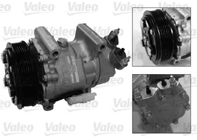 VALEO 813189 Klıma Kompresoru Berlıngo C2 C3 C3 Iı C3 Plurıel Nemo Fıorıno P1007 Bıpper (Tu3a Tu3jp) Nemo Bıpper 