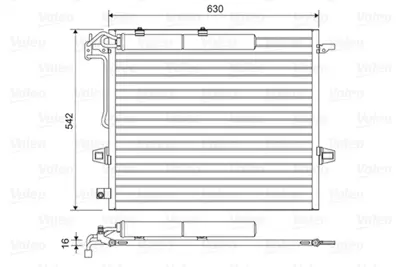 VALEO 814025 Klıma Radyatoru X164 06>12 W164 05>11 W251 06>12 