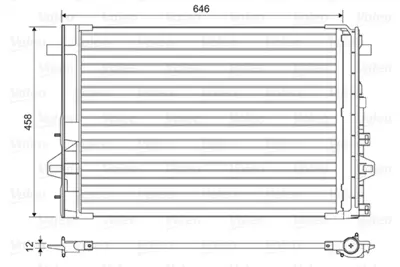 VALEO 814035 Klıma Radyatoru X117 13>18 W176 13>18 W246 13>18 C117 13>18 