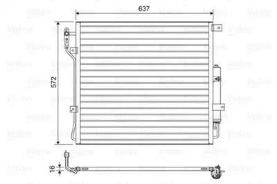 VALEO 814200 Klıma Radyatoru 306ps Dıscovery Iv (L319) 13>18 508ps Range Rover Sport I (L320 09<18 