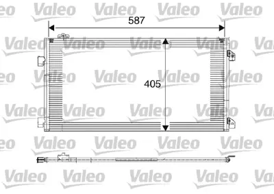 VALEO 817646 Klıma Radyatoru (Kondanser) Symbol Iı Thalıa 1.5dcı 05> 