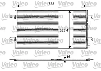 VALEO 817701 Klıma Radyatoru Dacıa Duster Logan Sandero Renault Megane I Scenıc I 1.4 1.5 Dcı 1.6 1.9 Dti 