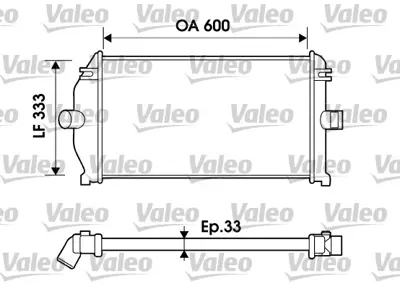 VALEO 817924 Turbo Radyatoru Laguna I 1,9 F9q (600×333×30) 99> 