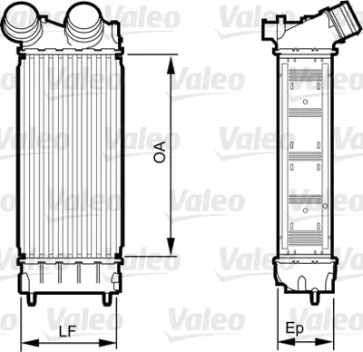 VALEO 818226 Turbo Intercooler Radyatoru P308 P3008 P5008 Partner Tepee C4 C4 (B7) Ds4 C4 Pıcasso Ds5 Berlıngo Iı 