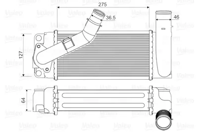 VALEO 818351 Turbo Radyatoru Toyota Aurıs 1.4 D4d 2007-2012 