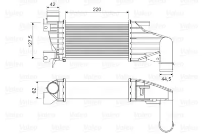 VALEO 818555 Turbo Radyatoru Opel Astra 