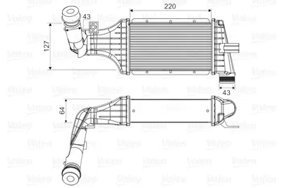 VALEO 818660 Turbo Radyatoru Astra G 98>10 Y20dth - X17dt 