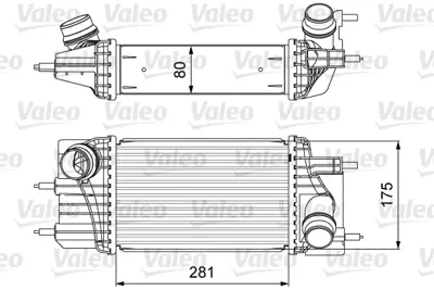 VALEO 818666 Intercooler Nıssan Juke 1.5dcı 2010> Pulsar 1.5 Dcı 2014> Turbo Radyatoru 