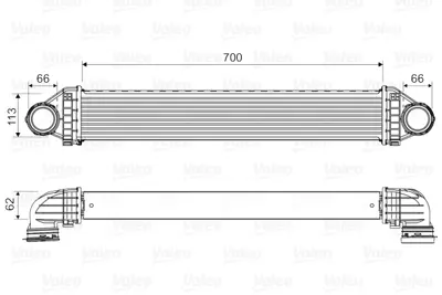 VALEO 818806 Turbosarj Radyatoru A-Class W169 04>12 B-Class W245 05>11 