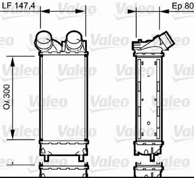 VALEO 818837 Turbo Sogutucu Radyator (Intercoll) Berlıngo Iıı C4 C4 Pıcasso P308 P3008 P5008 Partner Tepe 1,6hdı  