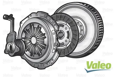 VALEO 845076 Debrıyaj Setı+hıdrolık Rulman+volan (Sabıt) Z13dth Astra H Corsa D Aveo 