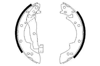 BOSCH 0986487076 Arka Fren Balatası Pabuc R21 Concorde P305 P405 