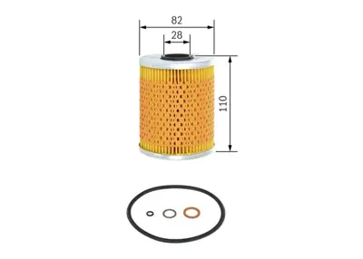 BOSCH 1457429264 Yag Fıltresı Bmw E36 E46 M3 E85 E86 M 