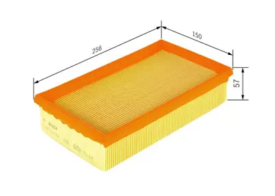 BOSCH 1457429964 Hava Fıltresı Bmw E28 E30 E32 E34 E36  