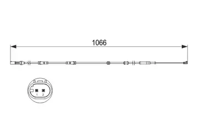 BOSCH 1987473501 Balata Fısı Arka Bmw F01 F02 F03 F04 