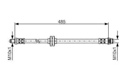 BOSCH 1987476827 On Fren Hortumu Clıo Iıı  07> Modus 04> 