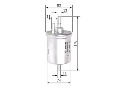 BOSCH F026403012 Yakıt Fıltresı Audı A4 05>08 A6 05>11 A8 04>10 2,0tfsı (Benzın) 