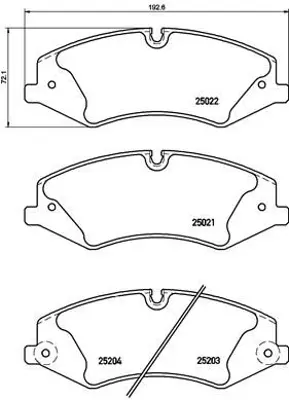 VALEO 670324 Fren Balatası On Dıscovery 4 10-16 Range Rover Sport 10> Range Rover 13> 