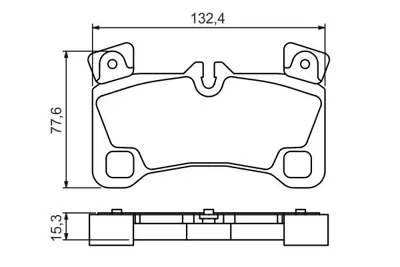 VALEO 670560 Arka Fren Balatası Touareg Q7 Cayenne 02>16 