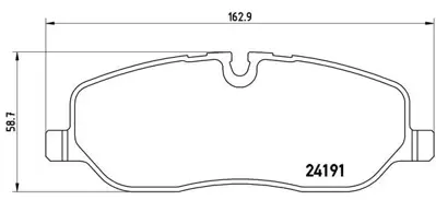 VALEO 670741 Fren Balatası On Dıscovery 3 L319 04>09 Dıscovery 4 L319 09>18 Range Rover 3 L322 02>12 