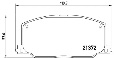 VALEO 671266 On Fren Balatası Corona St171 2.0 Gtı 87>93 Celıca 2.0 Gtı 90>94 Carına At171 2.0 Gtı 87>93 Camry 2. 