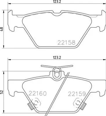 VALEO 671494 Arka Fren Balatası Subaru Legacy Outback 2014-> 