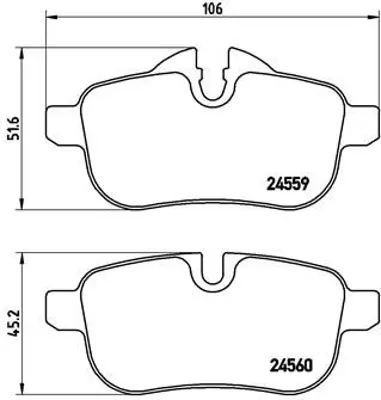 VALEO 671534 Arka Fren Balatası Bmw E89 Z4 