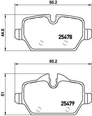 VALEO 671770 Arka Fren Balatası Mını R60 