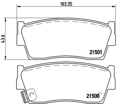 VALEO 671870 Fren Balatası On Suzukı X-90 Vıtara 90-98 3 Kapı 