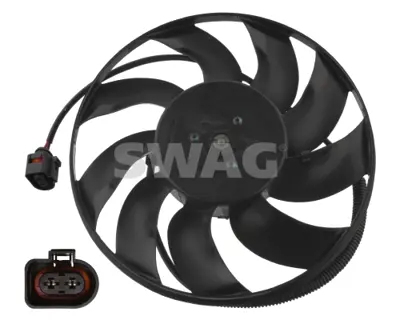 SWAG 30940637 Fan Motoru Davlumbazlı (Kucuk Olan 300w 290mm) Transporter T5 1,9 Axa Axb Axc 03>09 